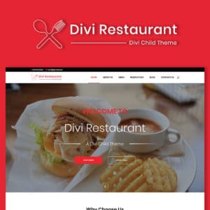 Szablon Wordpress Divi dla restauracji