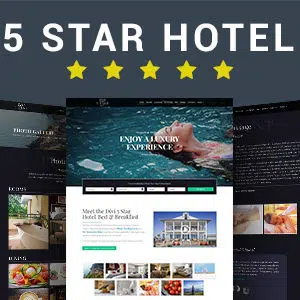 Szablon Wordpress hotel 5 gwiazdek