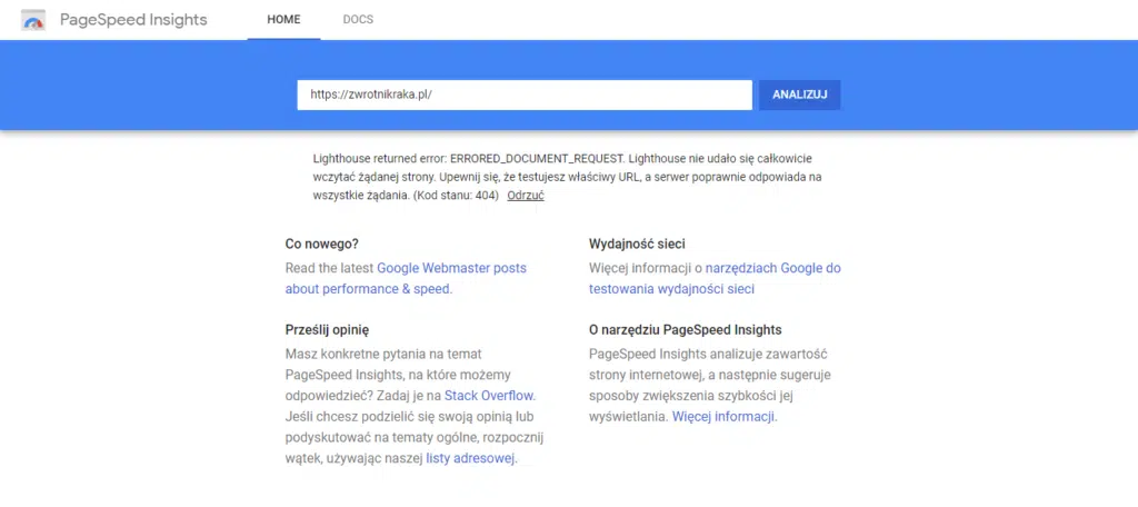 google search console