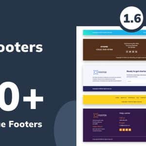 Divi Footers Pack - WordPress Divi