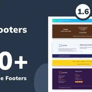 Divi Footers Pack - WordPress Divi