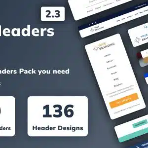 Divi Headers Pack – Gotowe Nagłówki dla Divi