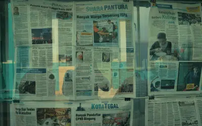 Strona gazety lokalnej divi